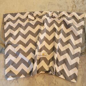 Baby Car Seat Cover Bonafide Baby Mink Fleece Soft Chevron Minimalist Design